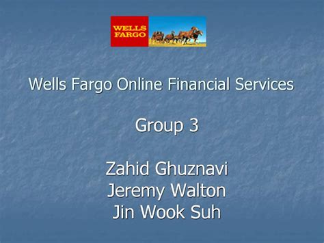 PPT - Wells Fargo Online Financial Services PowerPoint Presentation