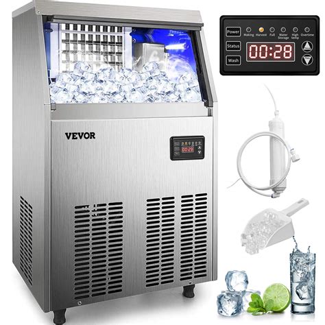 Buy VEVOR Commercial Ice Maker Machine 80 90LBS 24H Ice Maker Machine