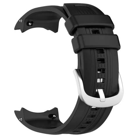 Silikonarmband F R Huami Amazfit Balance A Color Schwarz