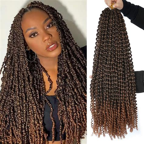 Buy Packs Passion Twist Hair Inch Strands Crochet Braids For