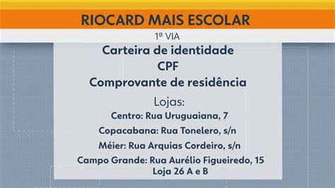 Alunos Da Rede Municipal Do Rio J Podem Emitir O Riocard Mais Escolar