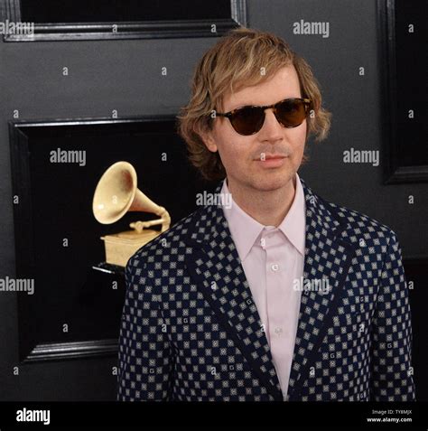 Beck arrives for the 61st annual Grammy Awards held at Staples Center ...