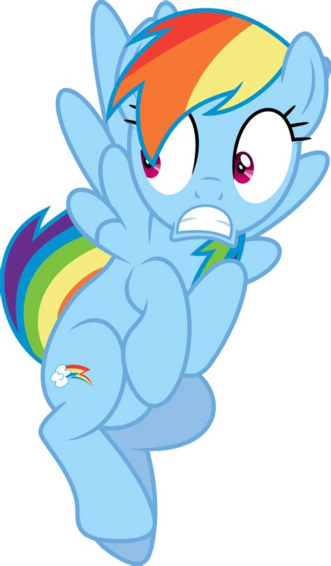 Rainbow Dash Png Scared