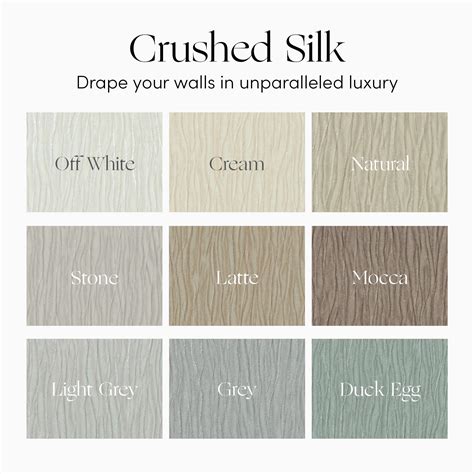 Crushed Silk Wallpaper in Stone – I Love Wallpaper