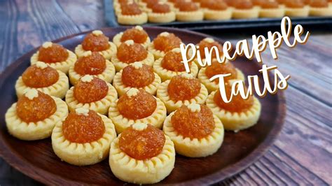 Traditional Pineapple Tarts Recipe Tart Nenas Gebu Kuih Tart