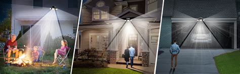 Tuffenough Solar Outdoor Lights Lm Led Security Lights With