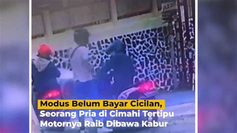 Debt Collector Gadungan Rampas Motor Warga Cimahi Polisi Buru Pelaku