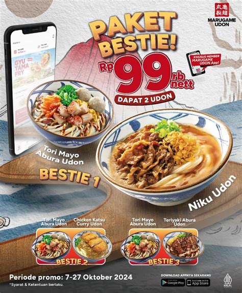 Promo Marugame Udon Oktober Paket Bestie Porsi Udon Rp