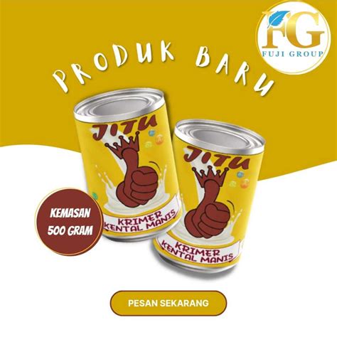 Jual Jitu Susu Krimer Kental Manis Skm Jitu 500g Termurah Skm