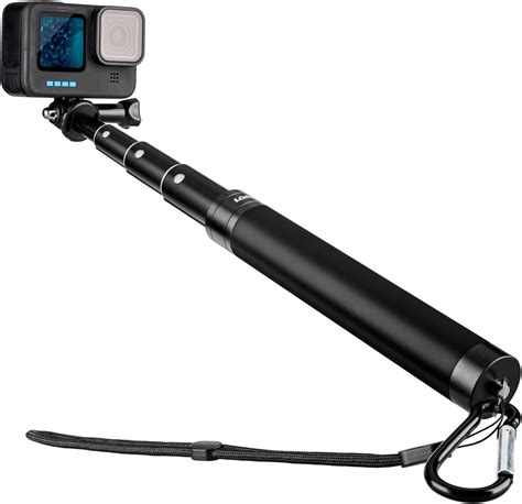 Lammcou Go Pro Selfie Stick 4 Pole Action Camera Aluminium Selfie Pole