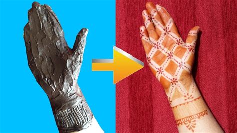 How To Apply Easy Full Hand Mehndi Design With Cello Tape Mehendi Design Front Hand Youtube