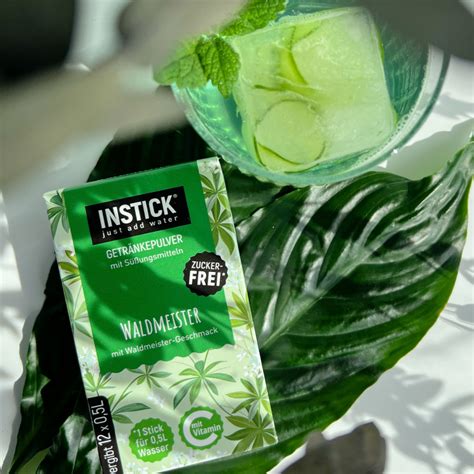 INSTICK Waldmeister zuckerfreies Instant Getränk Größe S 12