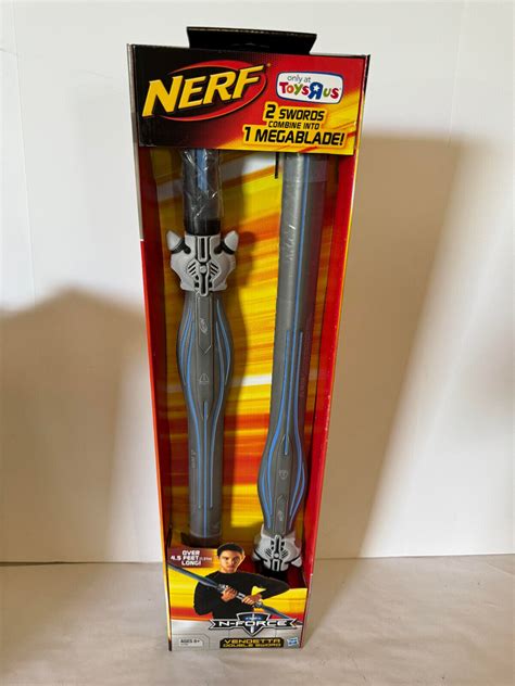 Nerf N Force Vendetta Toy Double Blade 2 Foam Swords Cosplay Weapons