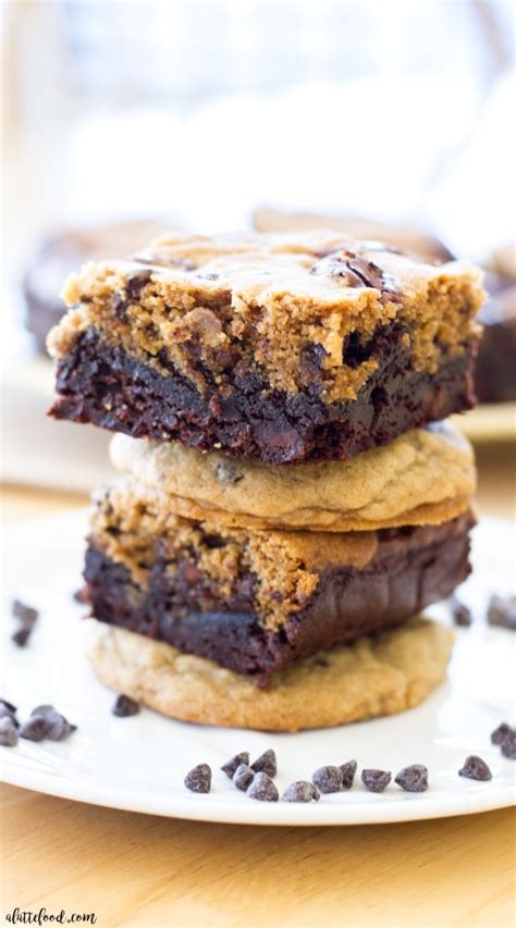 Chocolate Chip Cookie Brownies A Latte Food