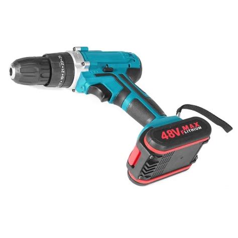 V Speed Power Drills Cordless Electric Drill Mah Torque