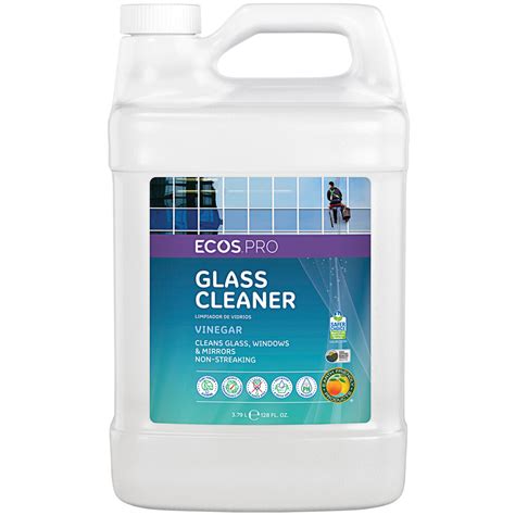 Ecos Pro Pl9300 04 1 Gallon Vinegar Glass Cleaner 4 Case