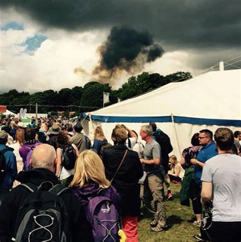 Oulton Park Carfest Plane Crash Acrobatic Display Jet In Accident At