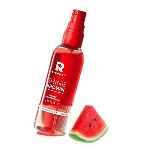 Byrokko Shine Brown Watermelon Tanning Oil Foobe