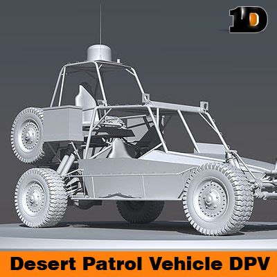 desert patrol vehicle dpv 3d model