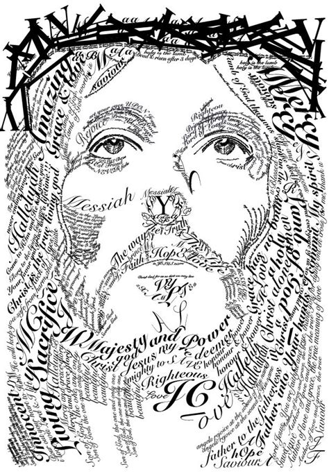 Names Of Jesus Thumbprint Black And White Christian Etsy Artofit