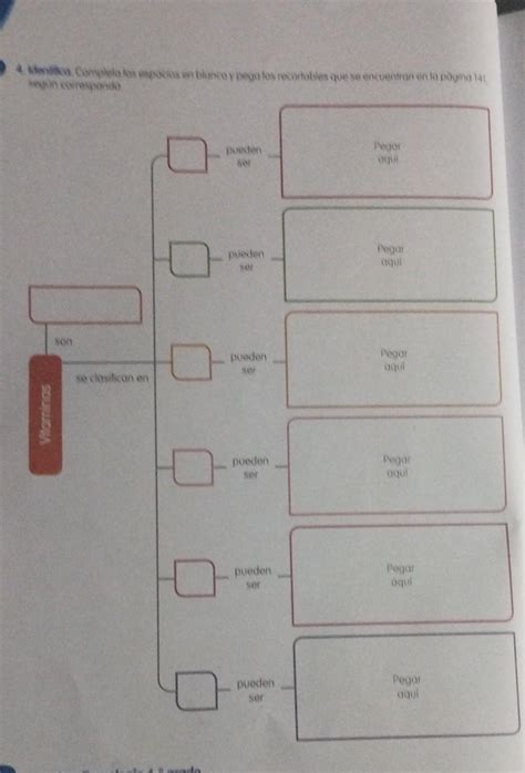 4 Identifica Completa Los Espacios En Blanco Y Pega Los Recortables