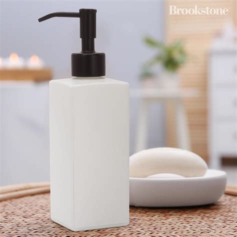 Brookstone Dispensador De Jab N De Cer Mica Con Parte Superior