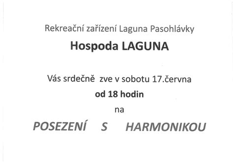 Rekrea N Za Zen Laguna Posezen S Harmonikou Pasohl Vky