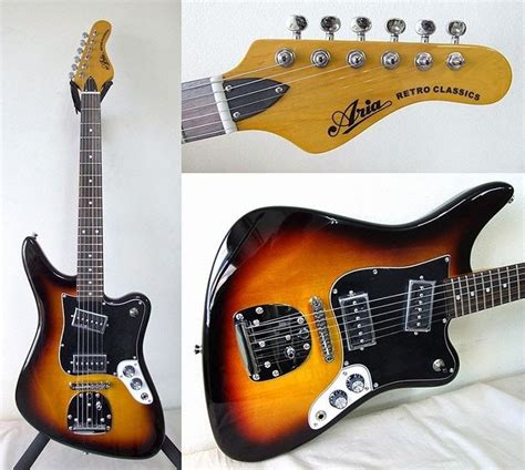 Guitar Blog Aria Retro Classics 1532j A Tasty Re Issue Of One Of Their 1960s Guitars Aria