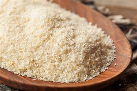 Raw Organic Dry Grits Stock Photo Image Of Cornmeal 66537420