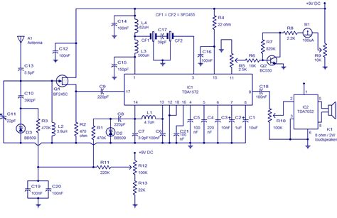 Am Radio Circuit Schematic Am Radio Receiver Circuit Diagram