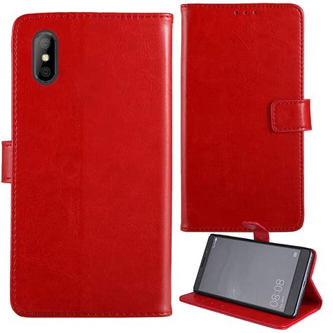 Premium Flip Book Pu Leather Phone Case Stand Holder Skin Cover Wallet