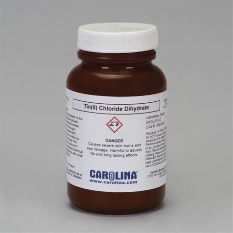 Tin Ii Chloride Dihydrate Laboratory Grade G Carolina