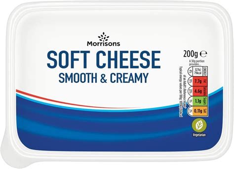 Morrisons Morrisons Soft Cheese Smooth Creamy G Amazon Co Uk