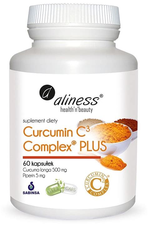 Kurkumina Mg Piperyna Curcumin Kapsu Ek Aliness Erli Pl