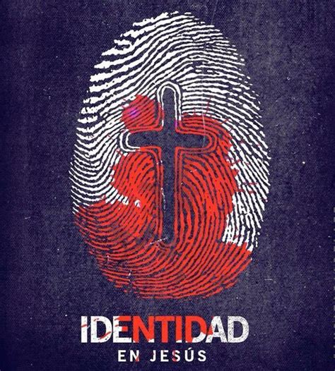 Mi identidad es en Jesús Identidade em cristo Cartazes cristãos