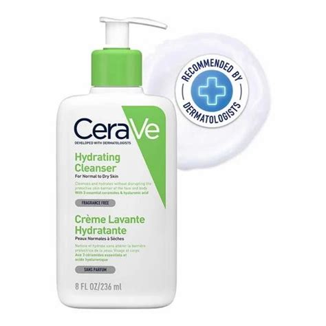 Cerave Hydrating Cleanser For Normal To Dry Skin 236ml 200 Ml At Rs