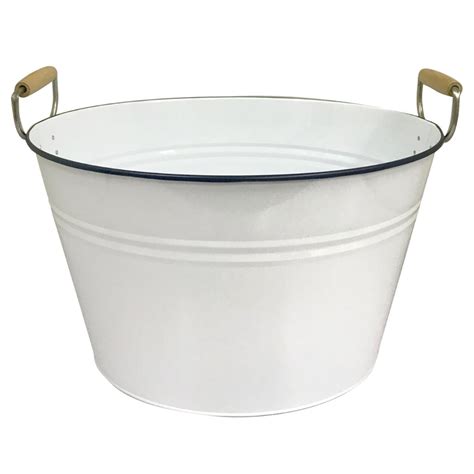 White Metal Beverage Tub At Home Beverage Tub White Metal Tub