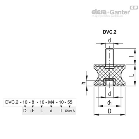 DVC 2 40 33 30 M8 23 55 Kopen Bestel Bij Elesa Ganter B V