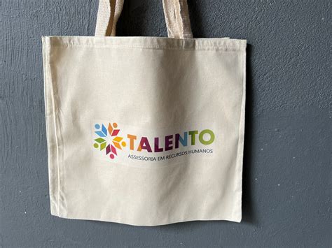 Ecobag Personalizada X Cm Logo Arte Colorida Elo