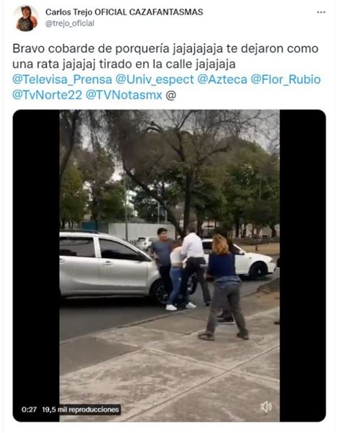 Carlos Trejo Reacciona A Pelea De Alfredo Adame Con Mujer Eres Un