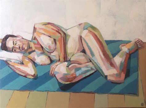 New Painting Reclining Nude III ANDY DOBBIE