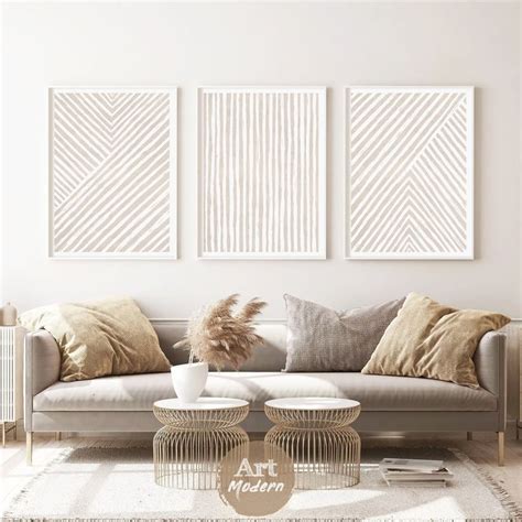 Neutral Wall Art Boho Wall Decor Abstract Minimalist Wall Art Boho ...