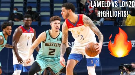 LaMelo Ball Vs Lonzo Ball Highlights Charlotte Vs Pelicans Highlights