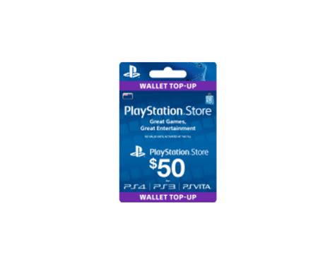 50 PlayStation Store Gift Card Redpaths Rewardmenow