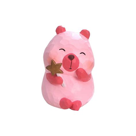 Colorful Capybaras Figurine Desk Decoration Animal Sculpture
