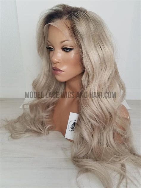 Custom Ash Blonde Full Lace Wig Style Name Anastasia Item 5559