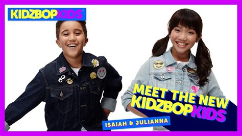 Meet The New Kidz Bop Kids Isaiah And Julianna Youtube