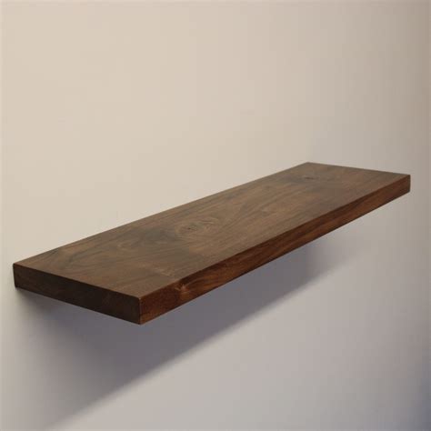 Solid Walnut Floating Shelves Top Shelf Uk