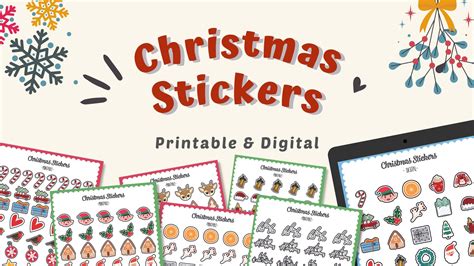 Christmas Stickers - World of Printables