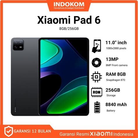 Jual Xiaomi Pad 6 8GB 256GB Garansi Resmi Shopee Indonesia